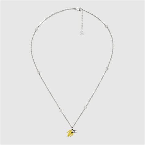 gucci banana necklace